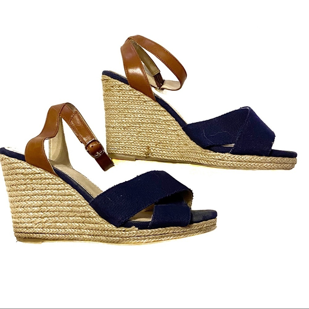 Kelsi Dagger Quinella Wedge‎ Espadrille Size 7.5